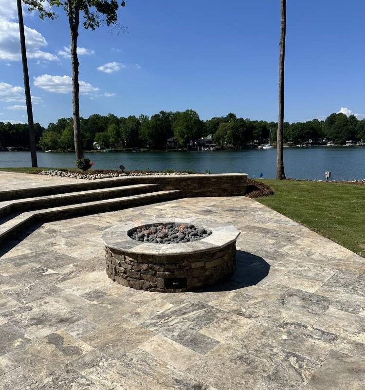 Round Stone Firepit